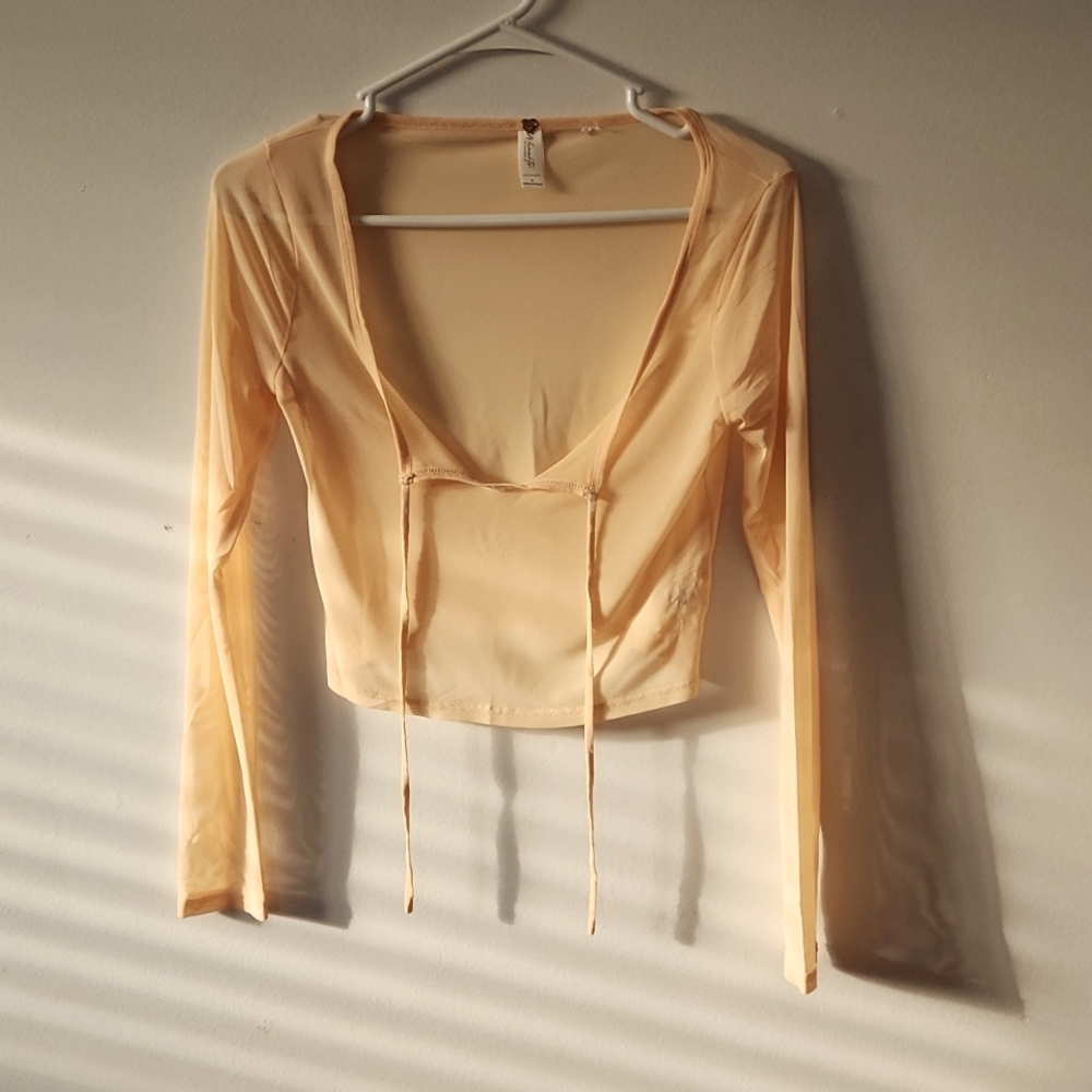 LA Hearts by pacsun, Peachy colored over shirt